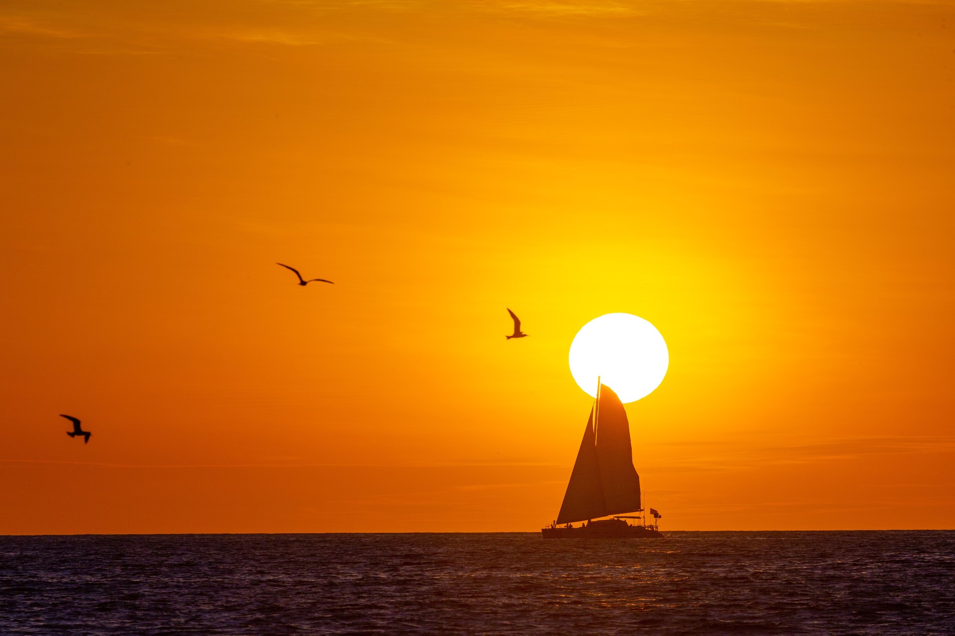 Sunset on Playa Grande